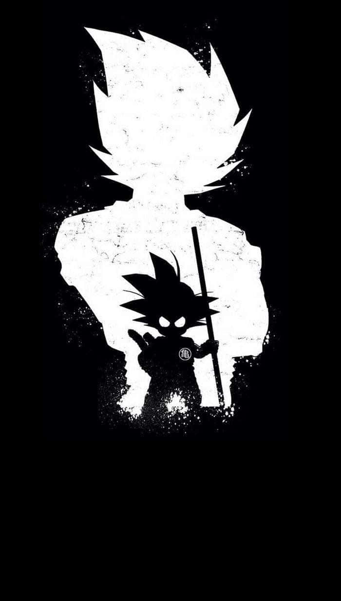 Unleashing Your Inner Power With Dragon Ball Black And White Background