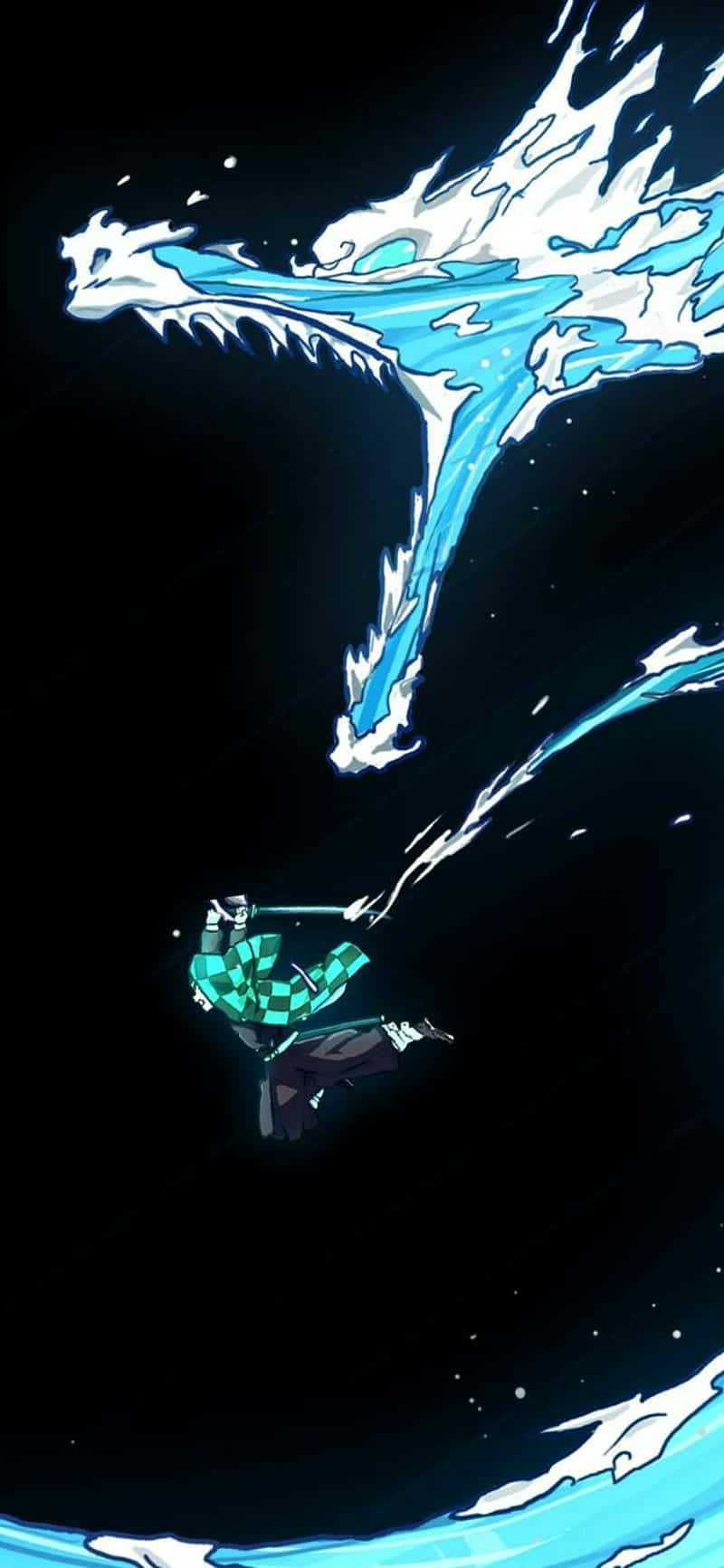 “unlimited Possibilities With Demon Slayer Iphone 11” Background