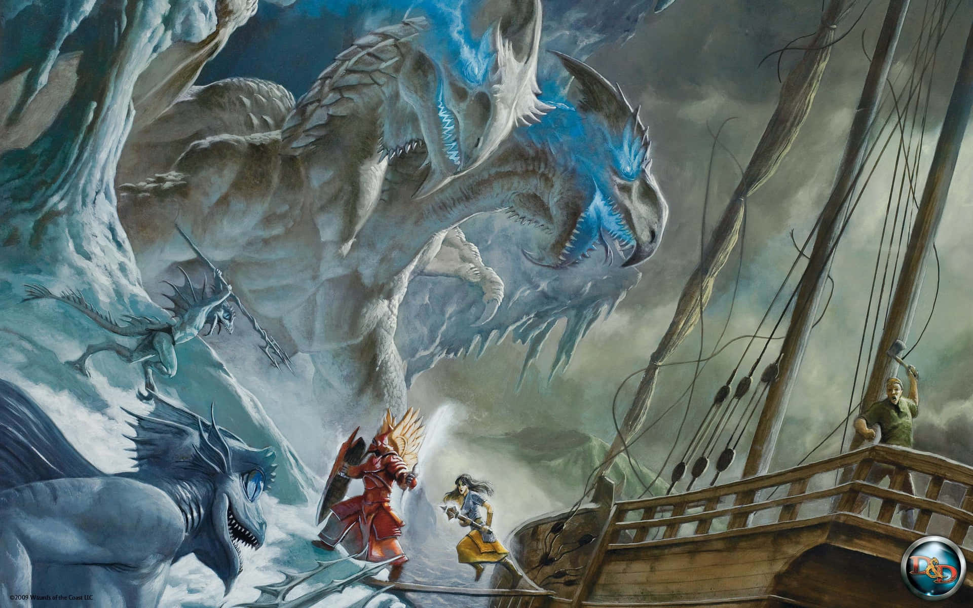 Unlock Adventure With Dungeons & Dragons Phone Background