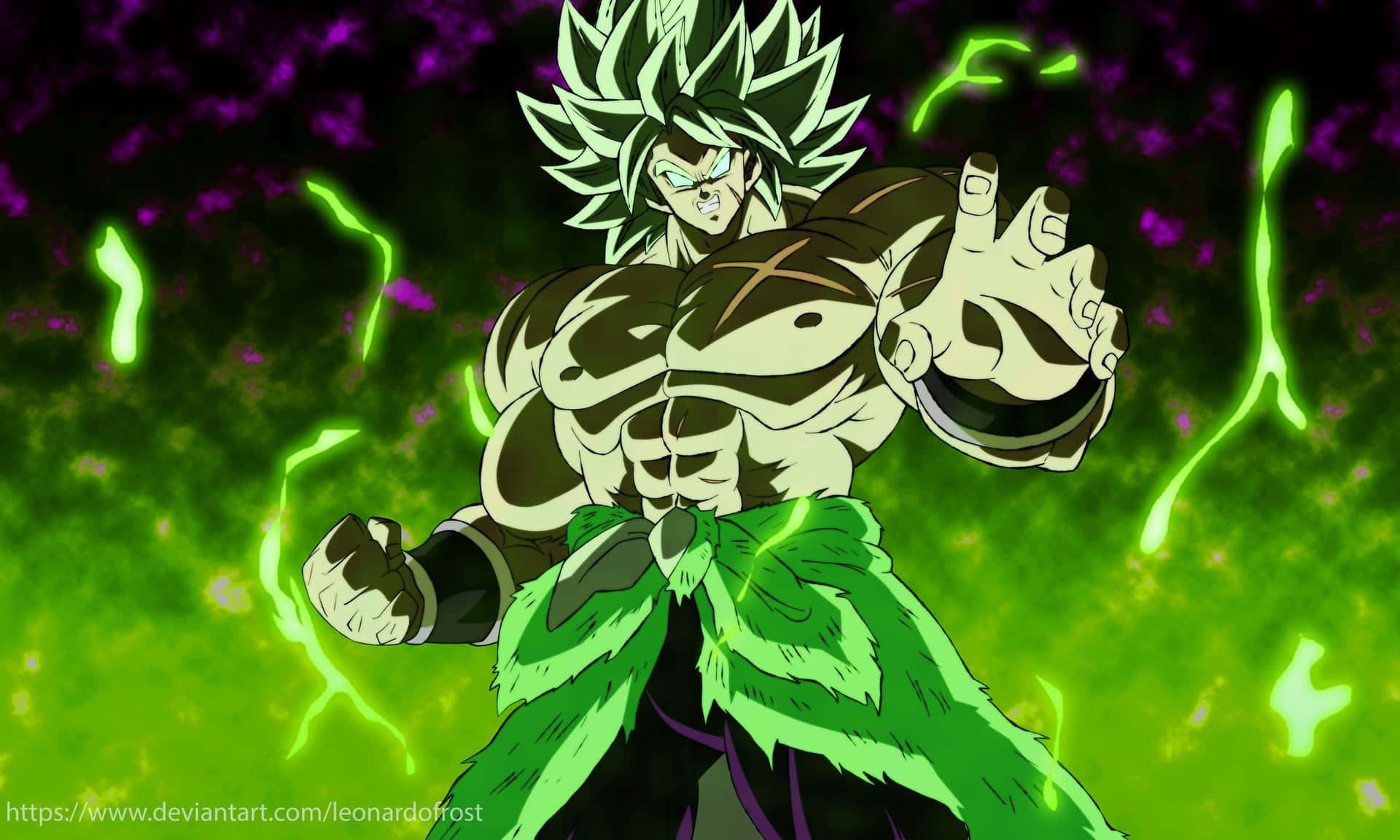 Unlock Broly's Legendary Power In Dragon Ball Super 4k Background