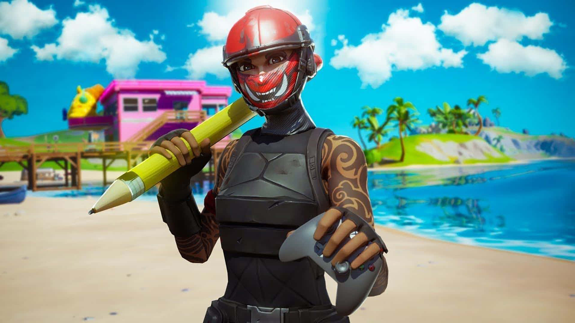 Unlock Epic Style With The Fortnite Manic Skin Background