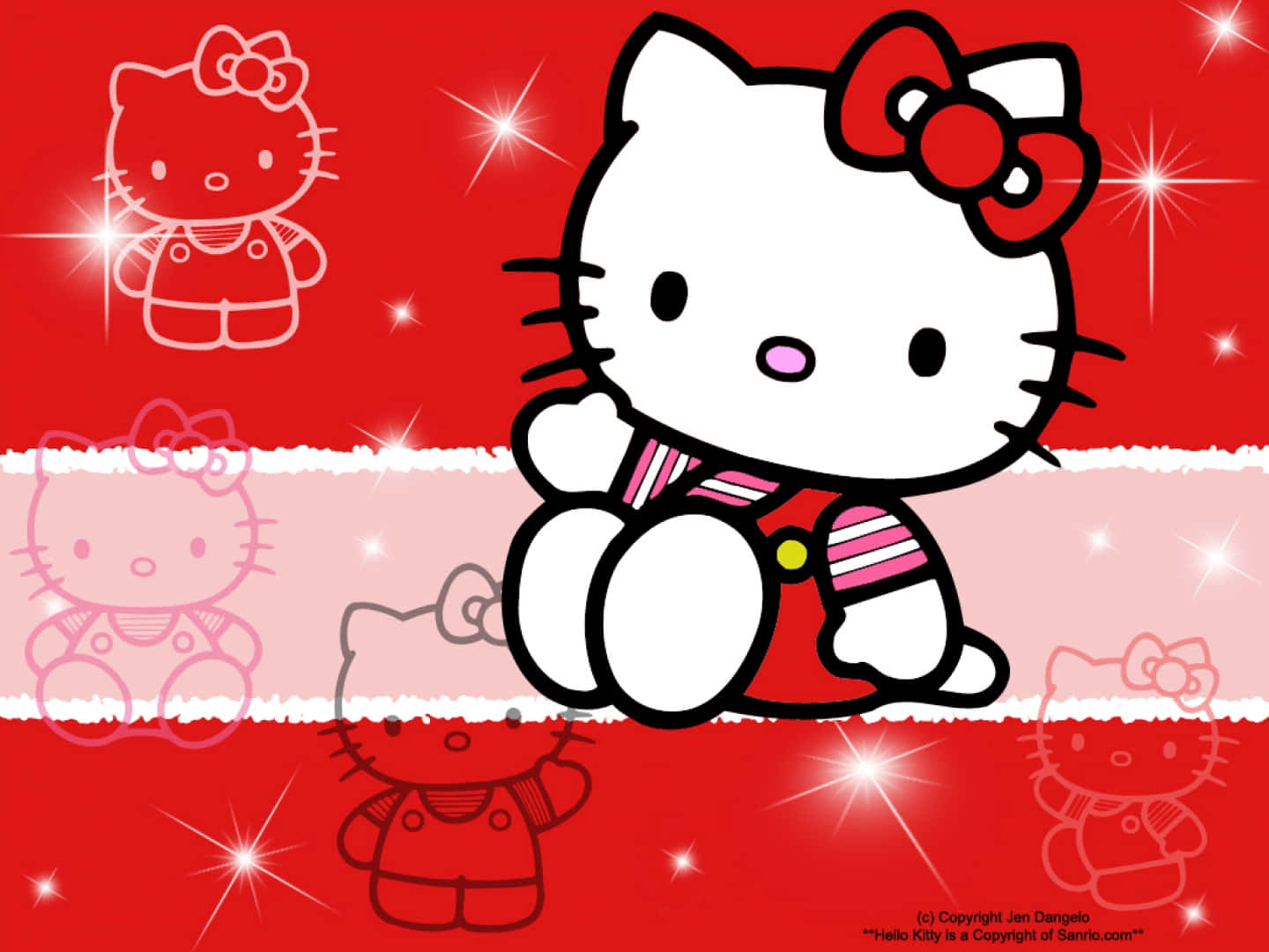 Unlock Fun And Exploration With A Hello Kitty Pc Background