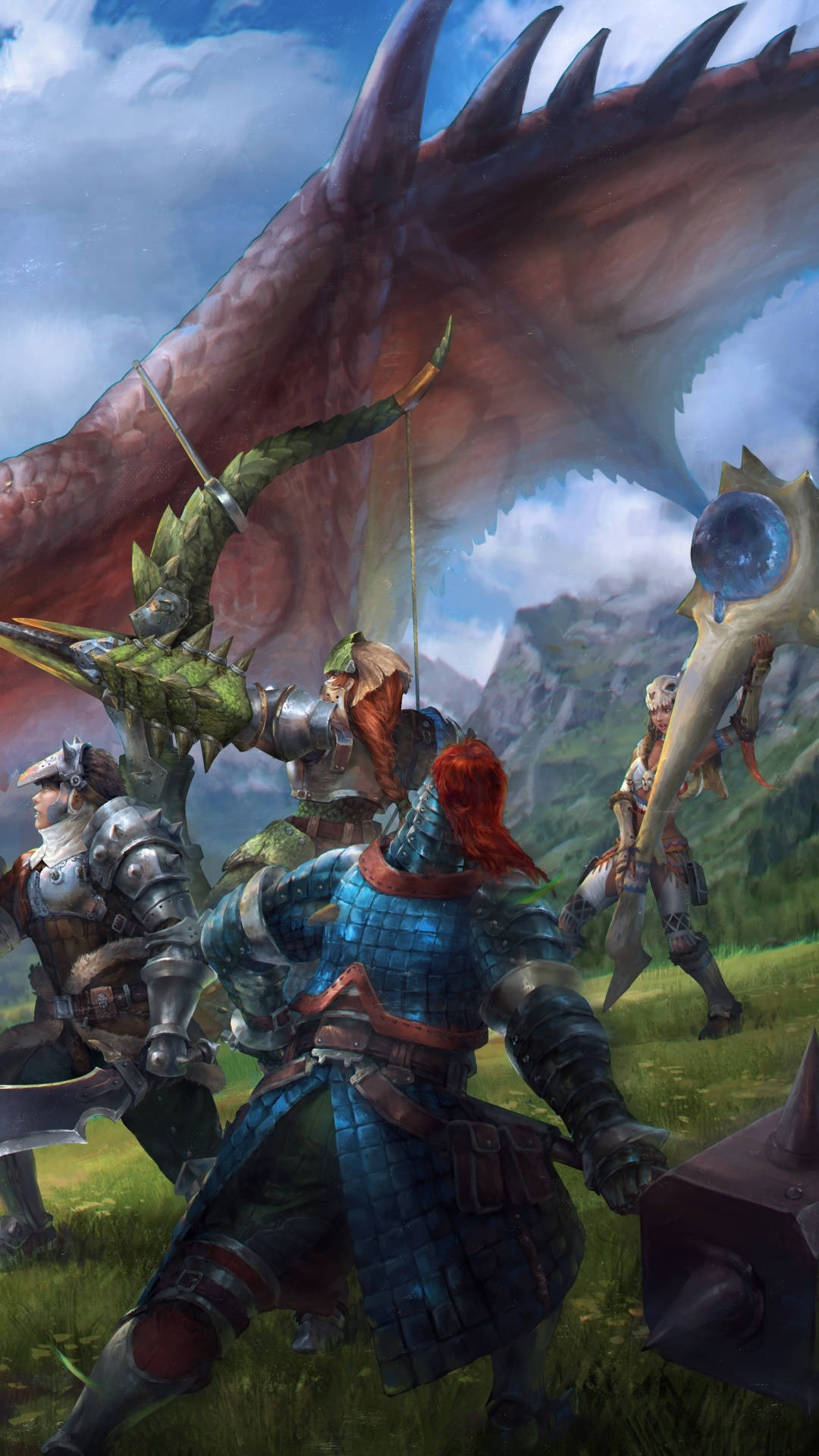 Unlock New Levels Of Adventure With Monster Hunter And Your Phone Background