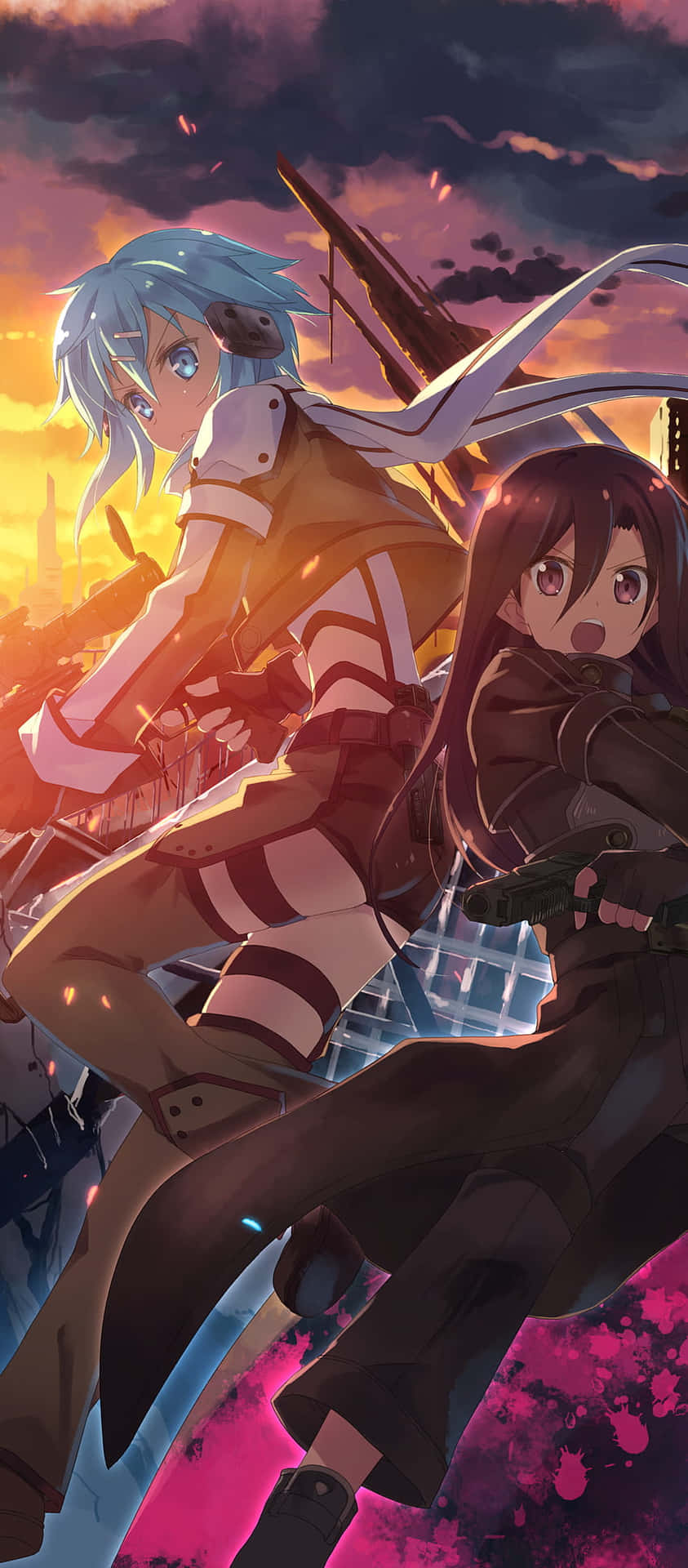 Unlock New Levels Of Gaming With Sword Art Online Iphone Background