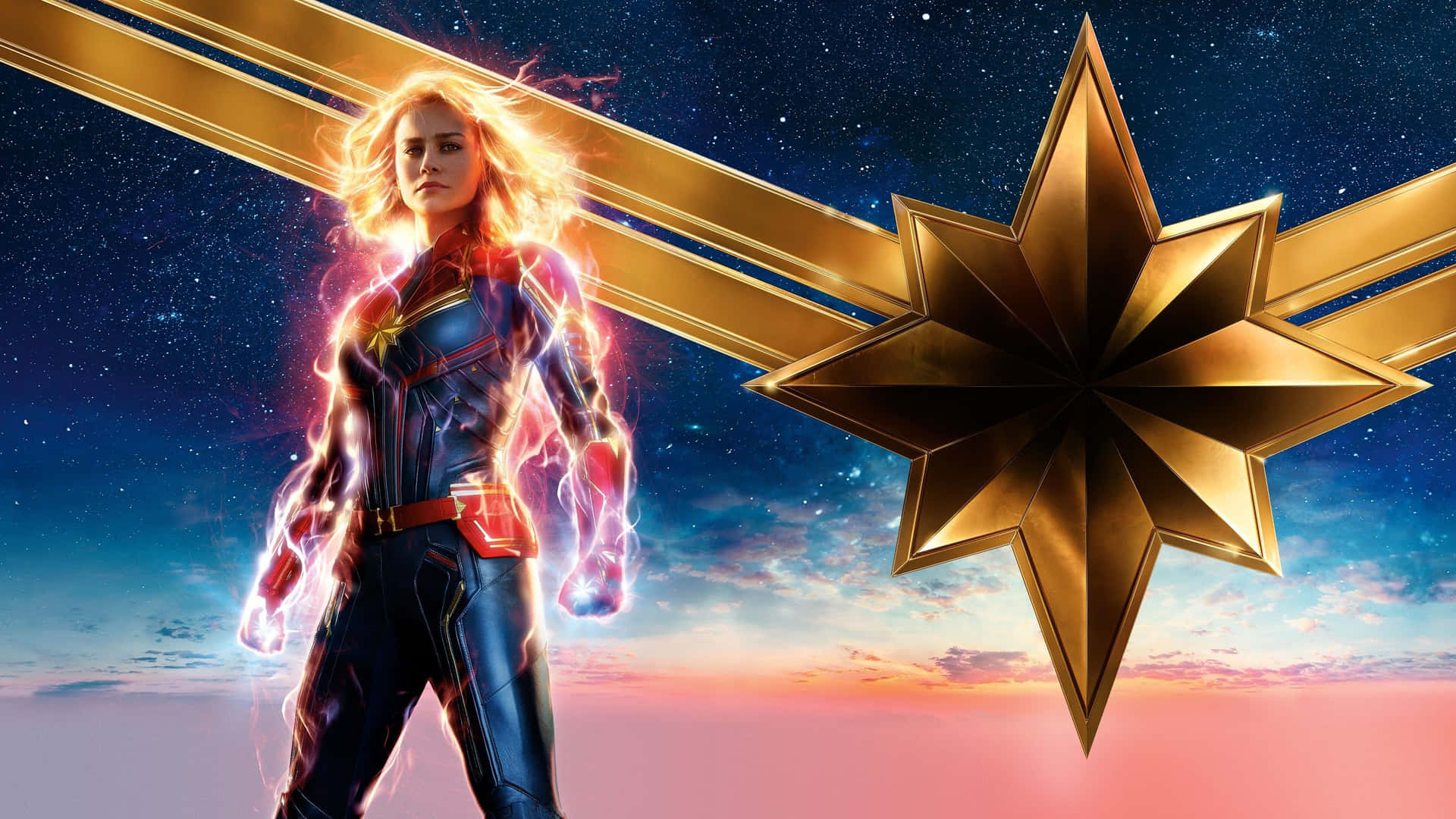 Unlock New Levels With The Limited Edition Captain Marvel Ipad Background
