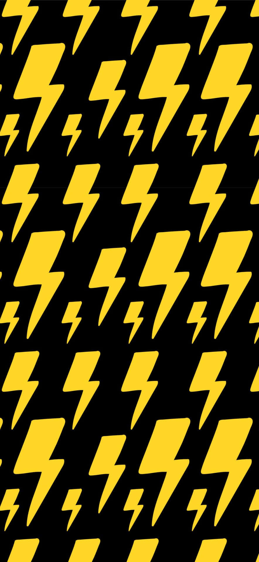 Unlock Power With The Lightning Bolt Iphone Background