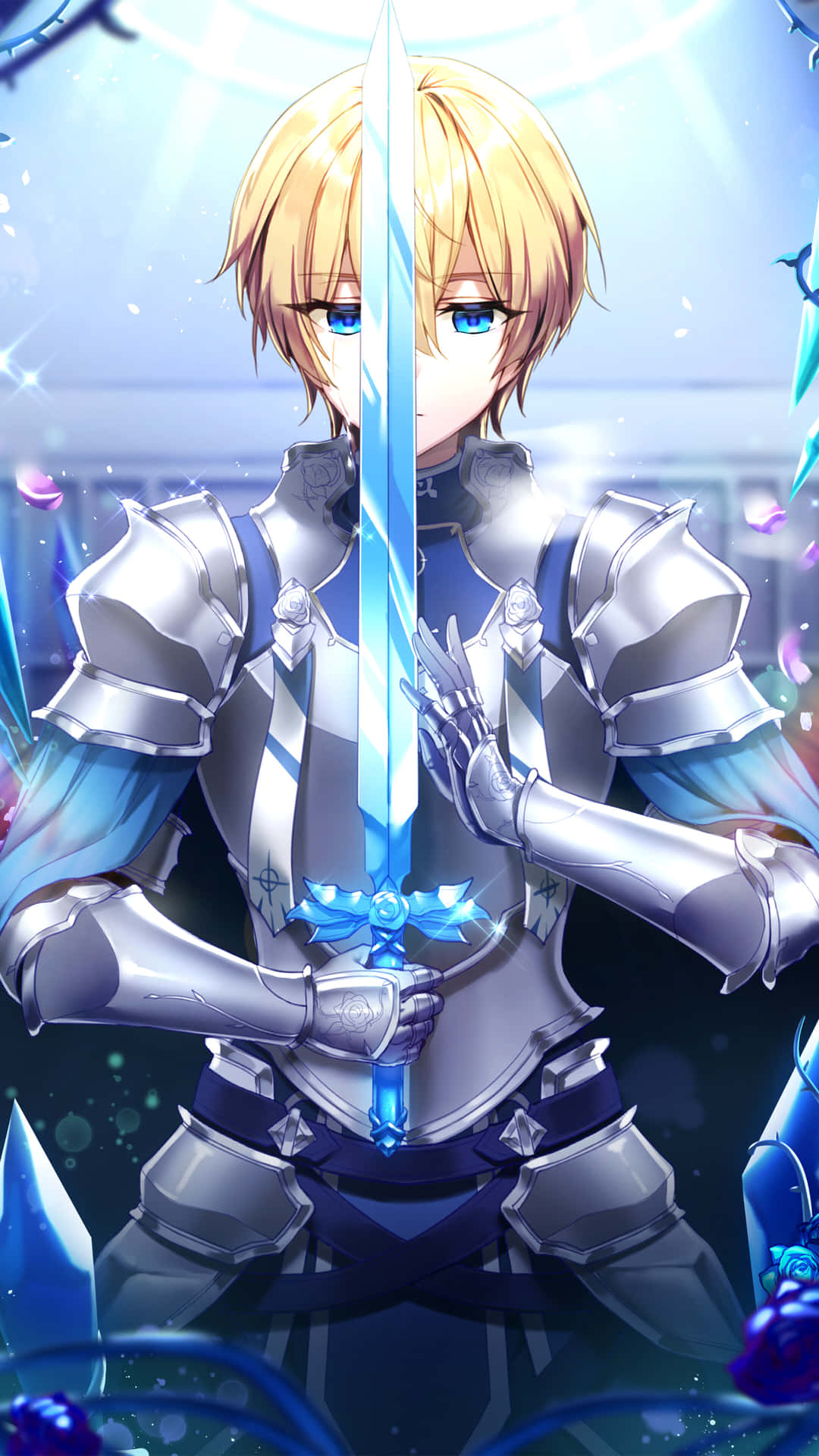 Unlock The Doors Of Your World With The Sword Art Online Iphone Background