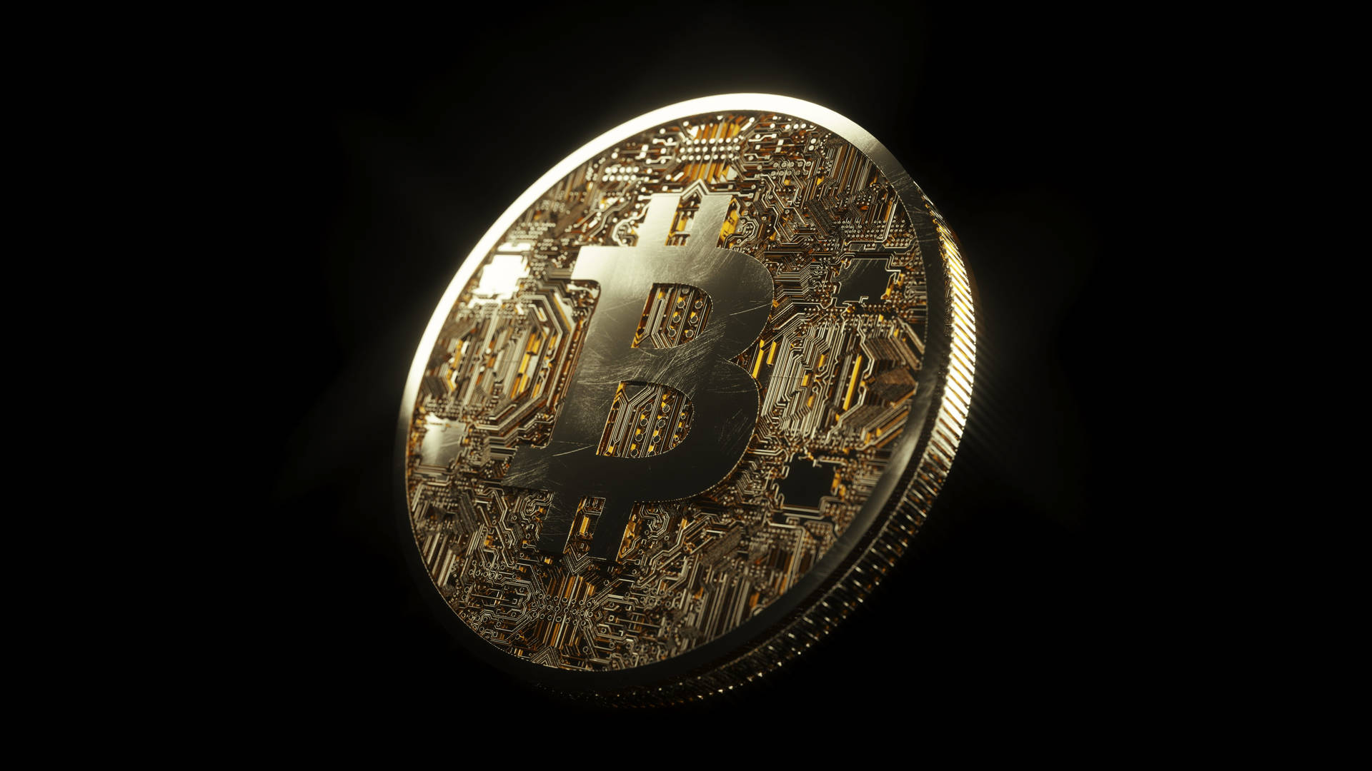 Unlock The Future Of Money With Bitcoin Background