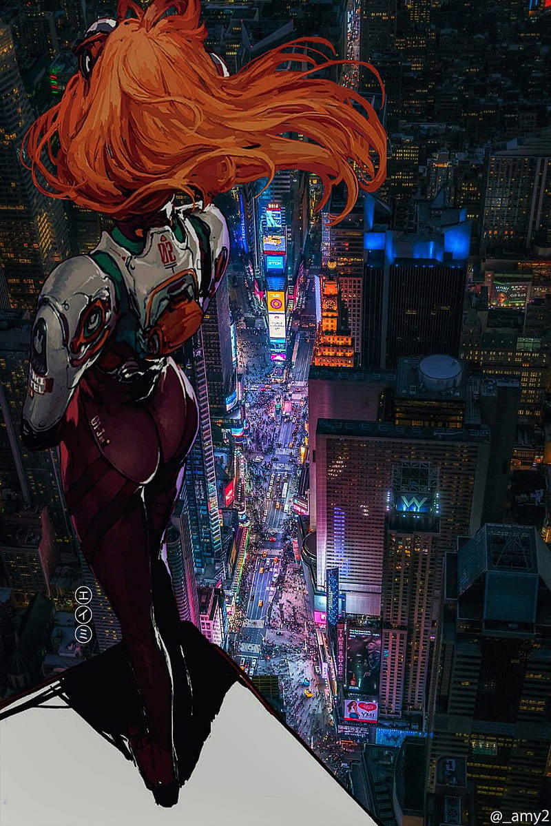 Unlock The Future With The Evangelion Alpha-01x Smartphone Background