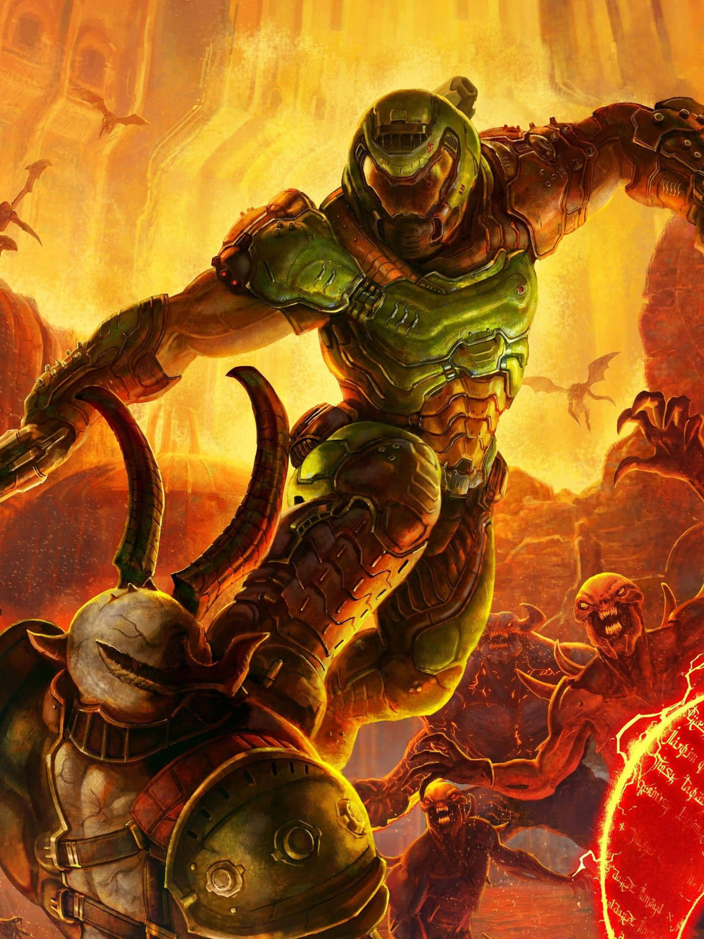 Unlock The Harrowed Power Of The Doom Slayer Background