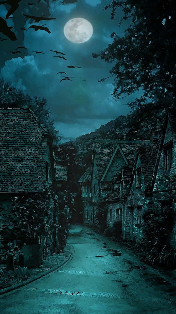 Unlock The High Chilling Horror Of Your Iphone Background