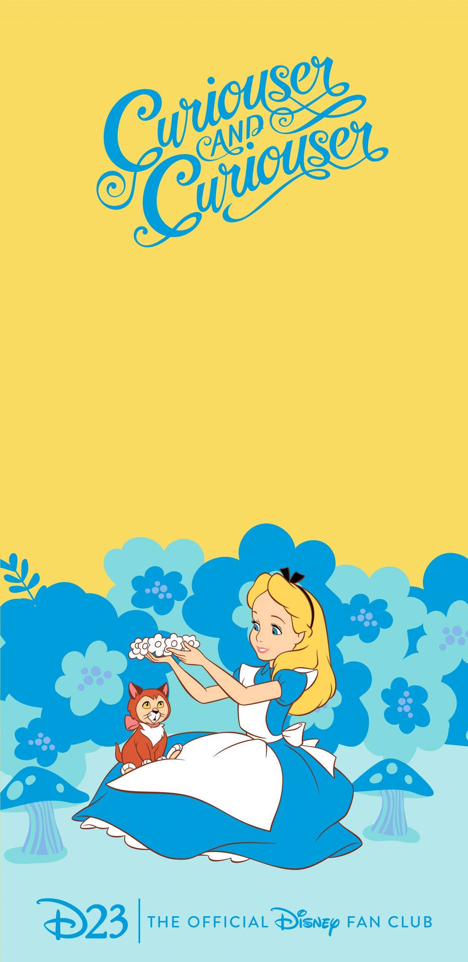 Unlock The Magic Of Alice In Wonderland With This Custom Phone Background