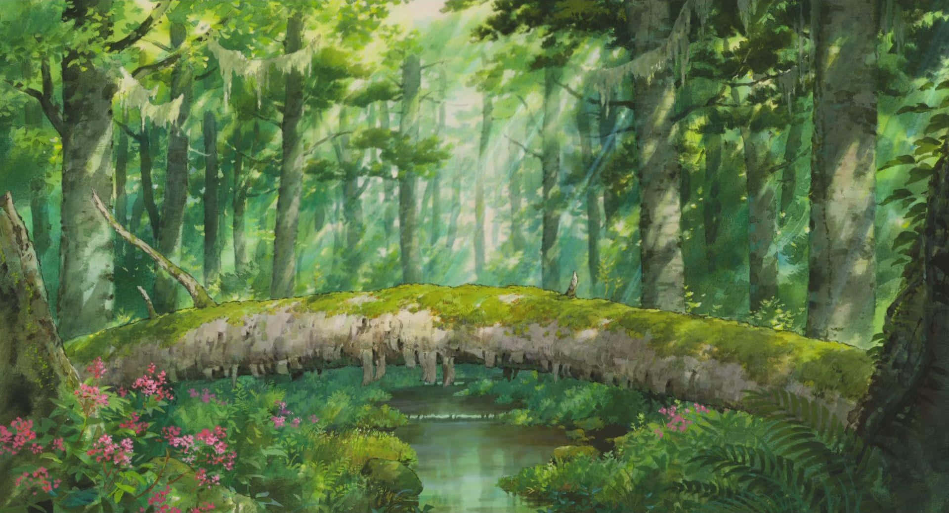 Unlock The Magic Of Studio Ghibli With This Aesthetic Desktop Background