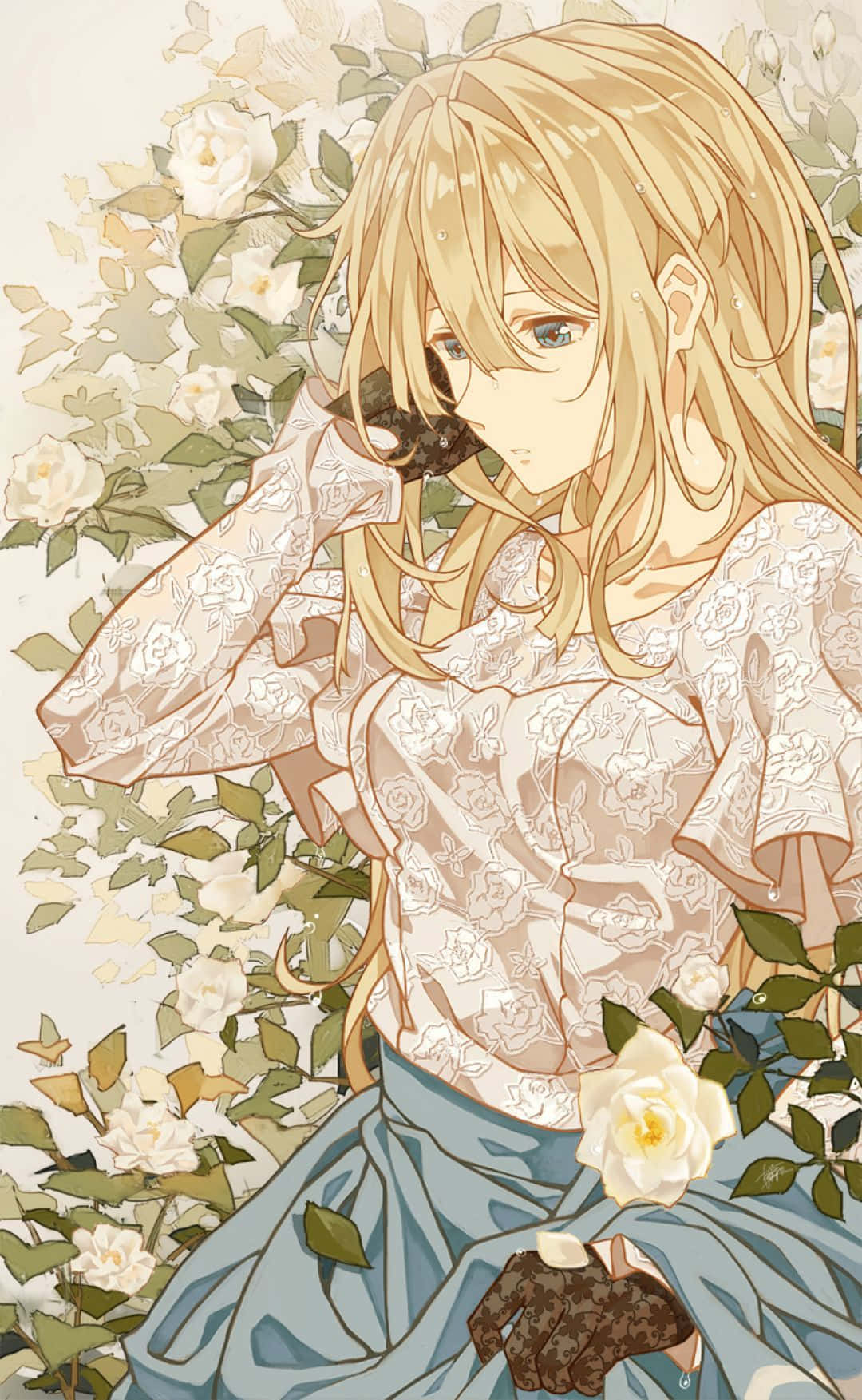 Unlock The Magical World Of Violet Evergarden With The Iphone Background