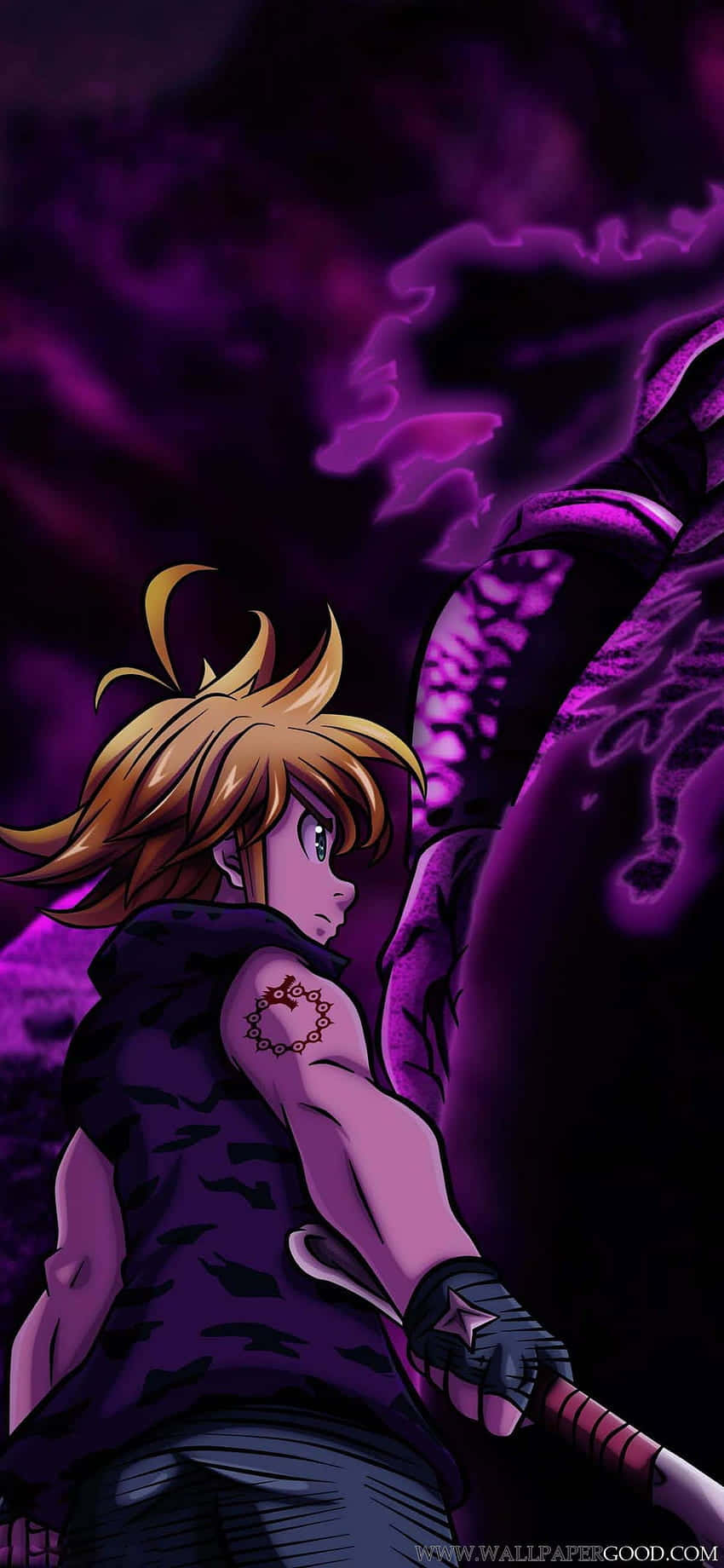 Unlock The Mystery Of The Sinners With The Seven Deadly Sins Iphone. Background
