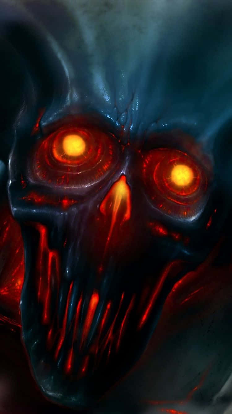 Unlock The Power Of A Demon Iphone Background