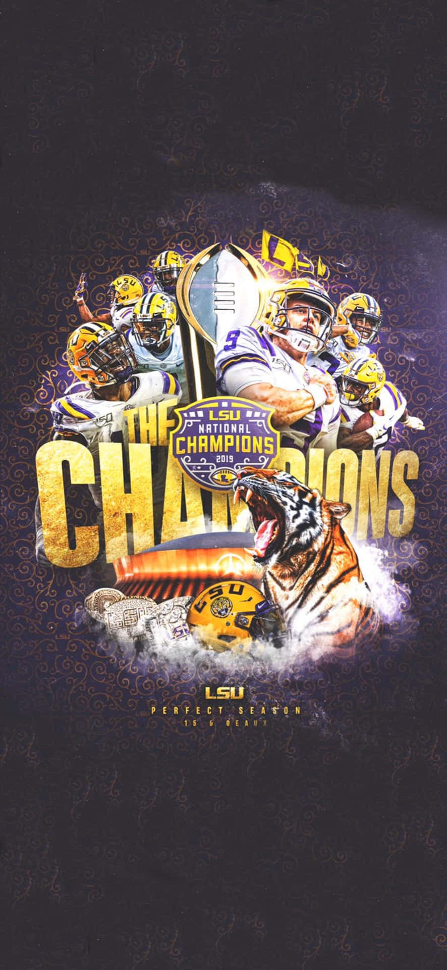 Unlock The Power Of A New Lsu Tigers Iphone Experience. Background