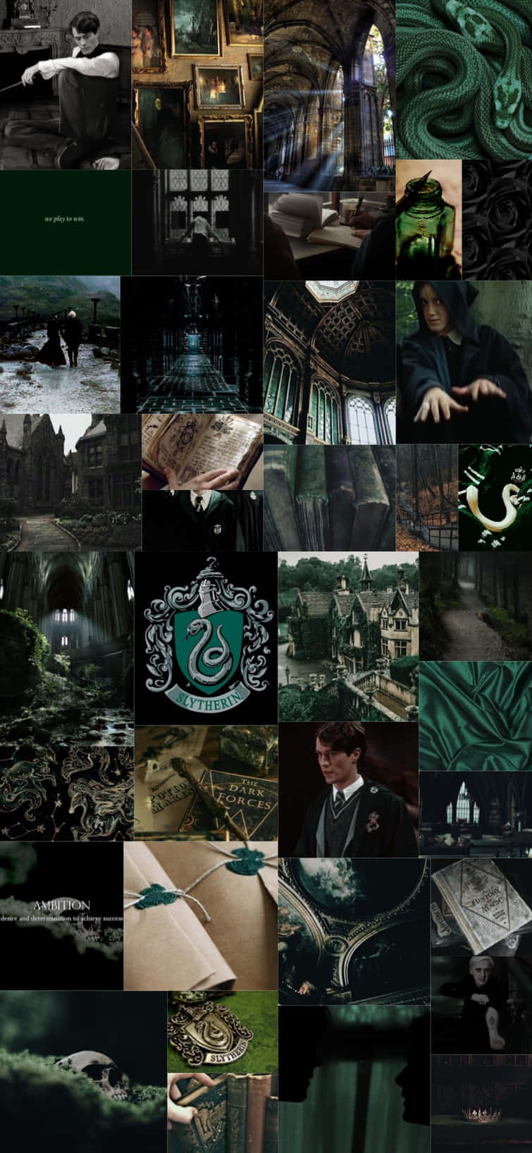 Unlock The Power Of Slytherin With The Latest In Mobile Technology Background