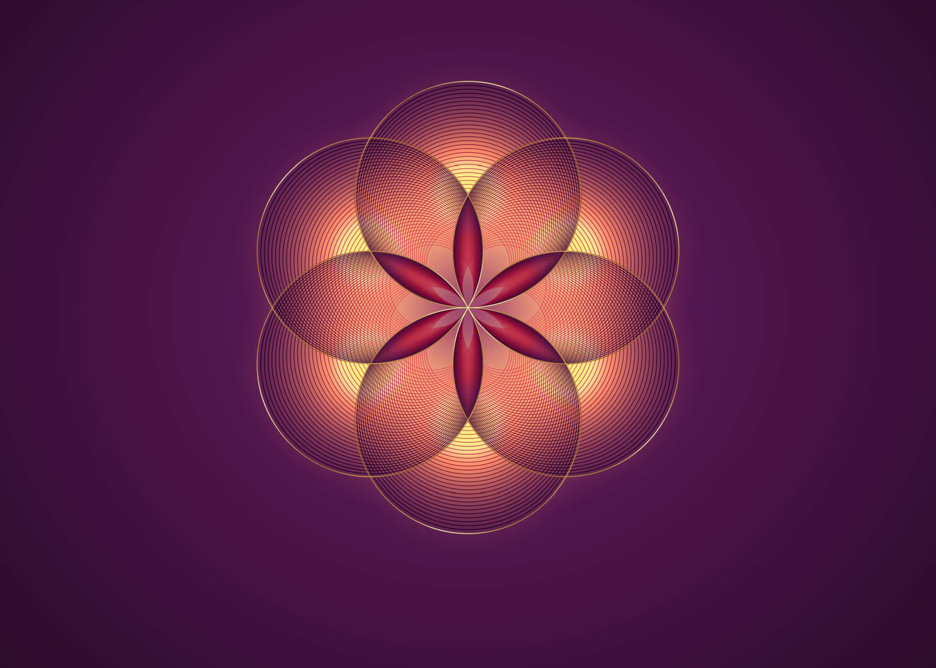 Unlock The Power Of The Flower Of Life Background