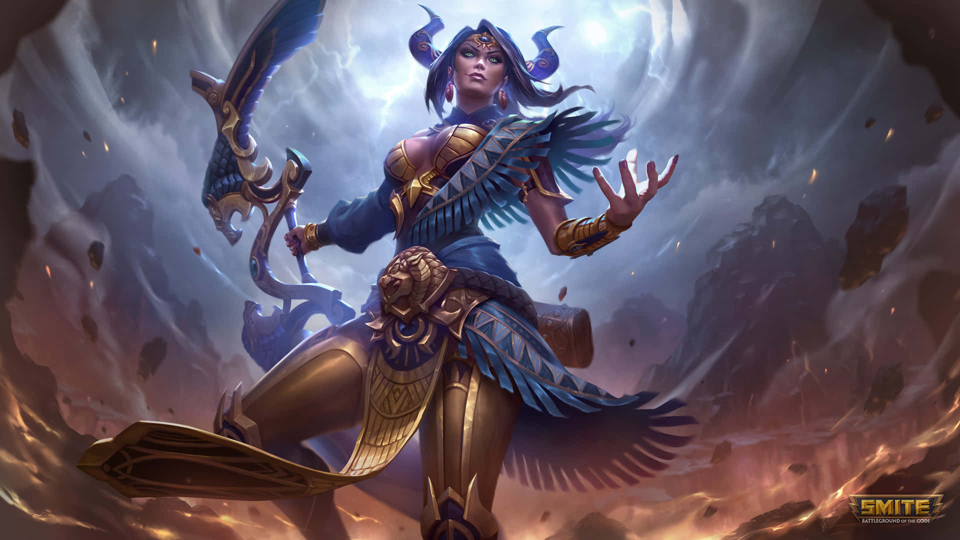 Unlock The Power Of The Gods In Smite Background