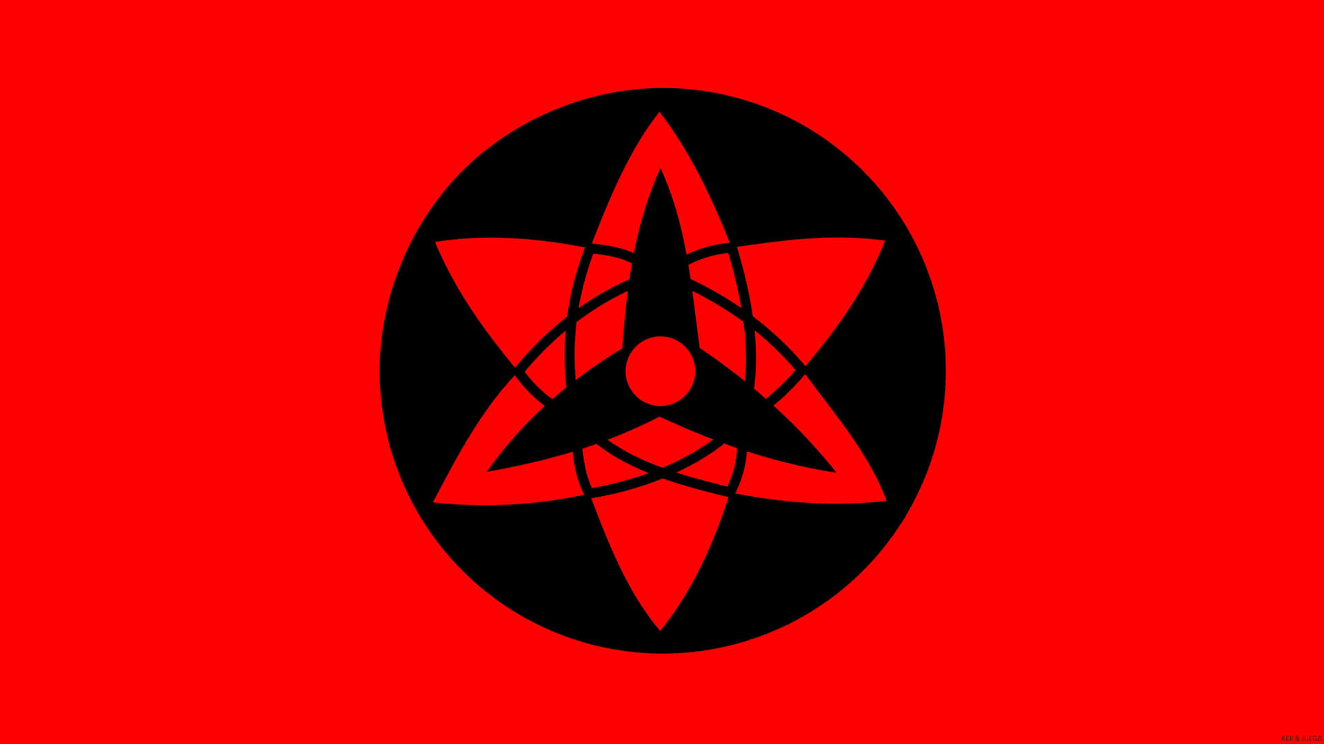 Unlock The Power Of The Sharingan With The Minimalistic Look. Background