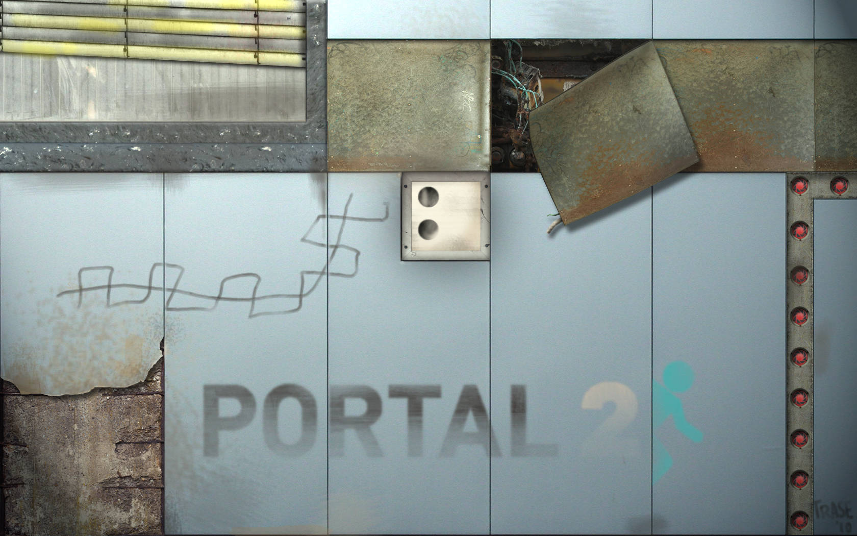 Unlock The Puzzles Of Portal 2 On Two Screens! Background