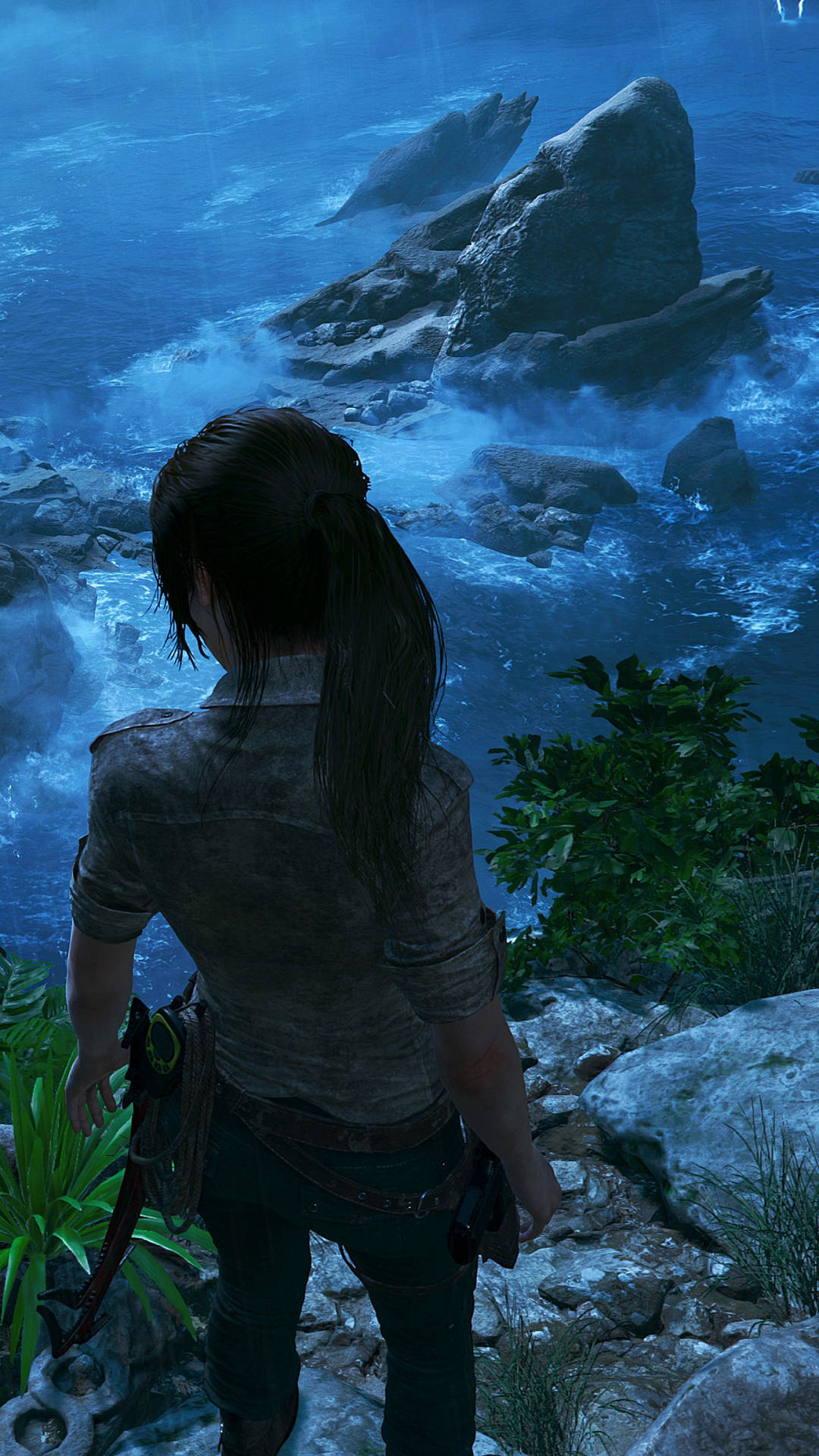 Unlock The Secrets And Adventures Of Lara Croft With Your Iphone. Background