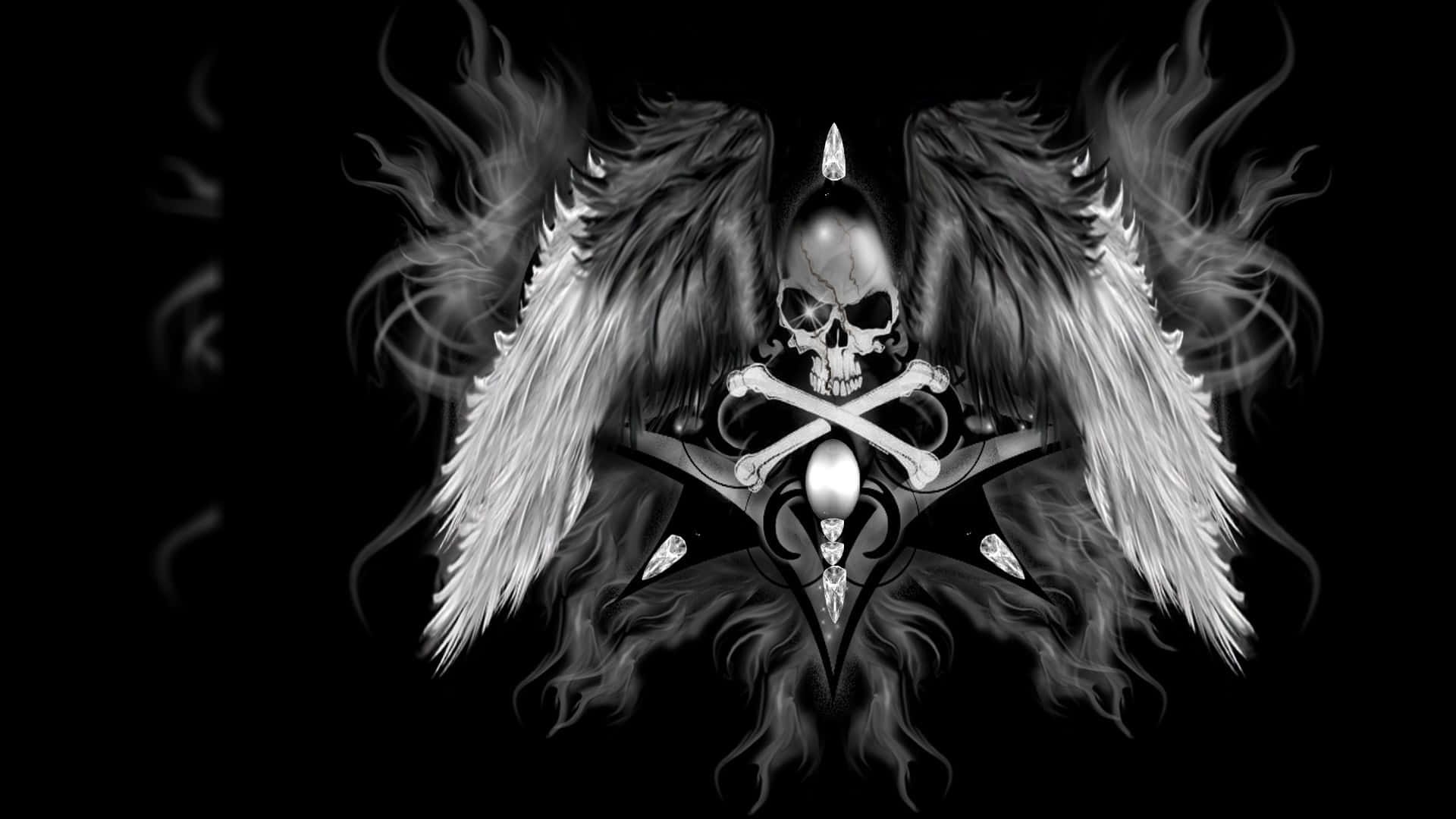 Unlock The Secrets Of Mortality With This Awesome Skull Background