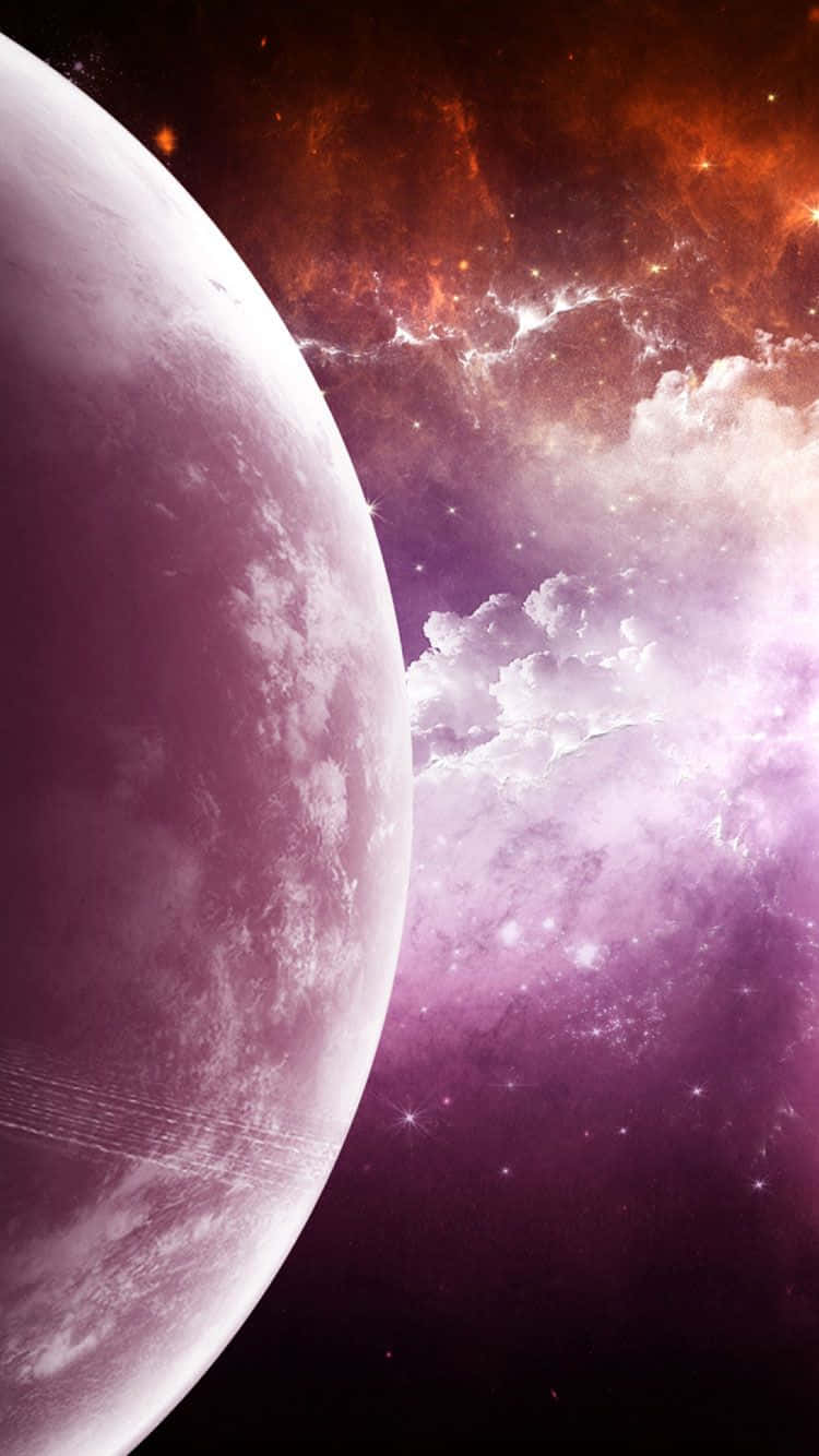 Unlock The Secrets Of The Cosmos And Explore A Surreal Pink Space. Background