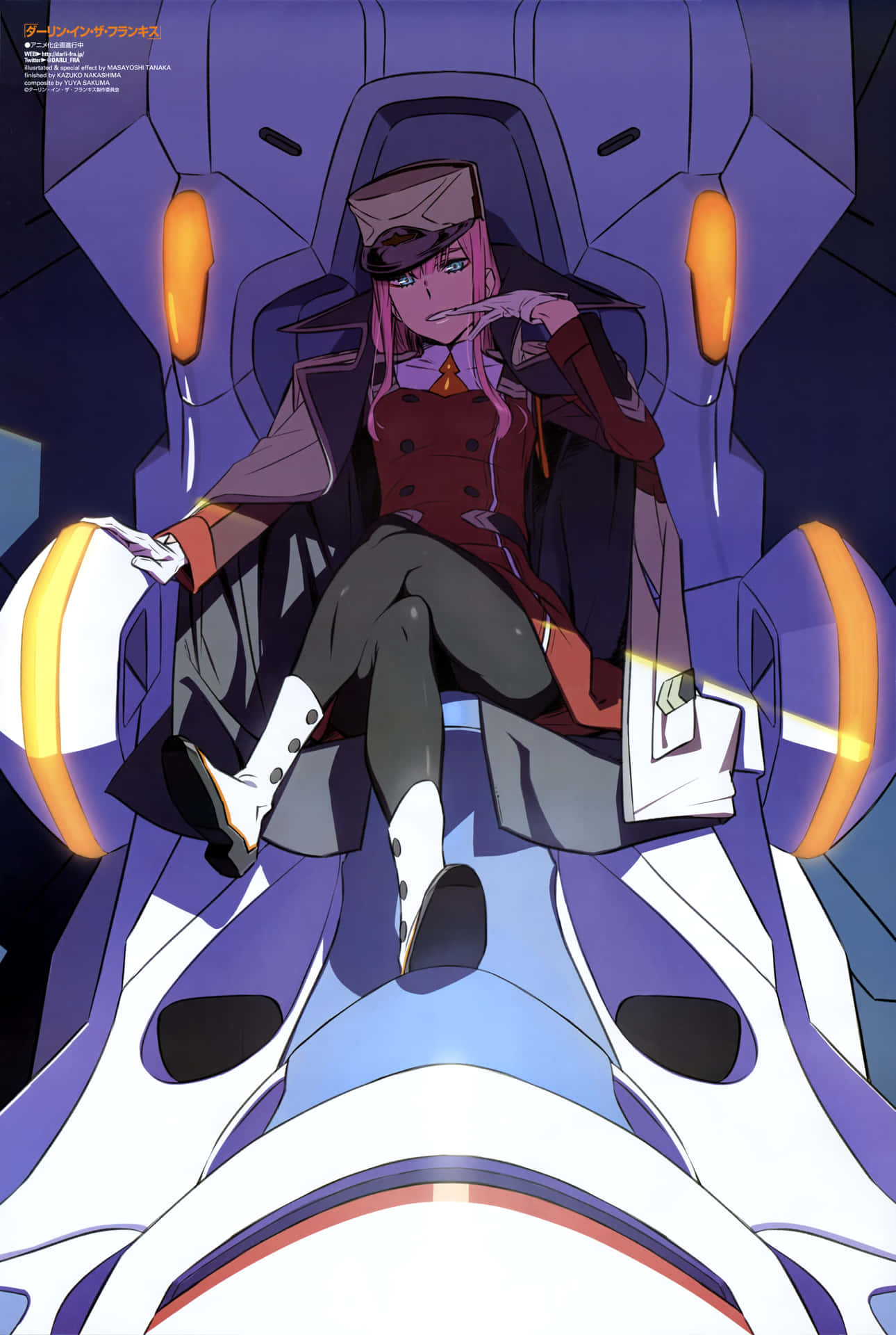 Unlock The Thrilling Story Of The Future With Darling In The Franxx Phone Background