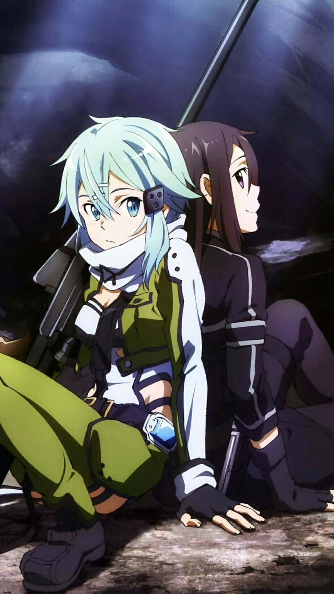 Unlock The World Of Sword Art Online On Your Iphone Background