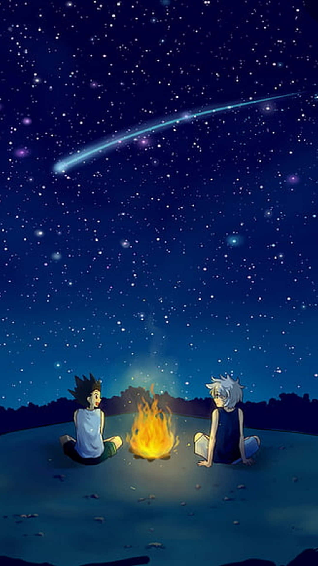 Unlock Your Adventures With The Gon And Killua Phone Background