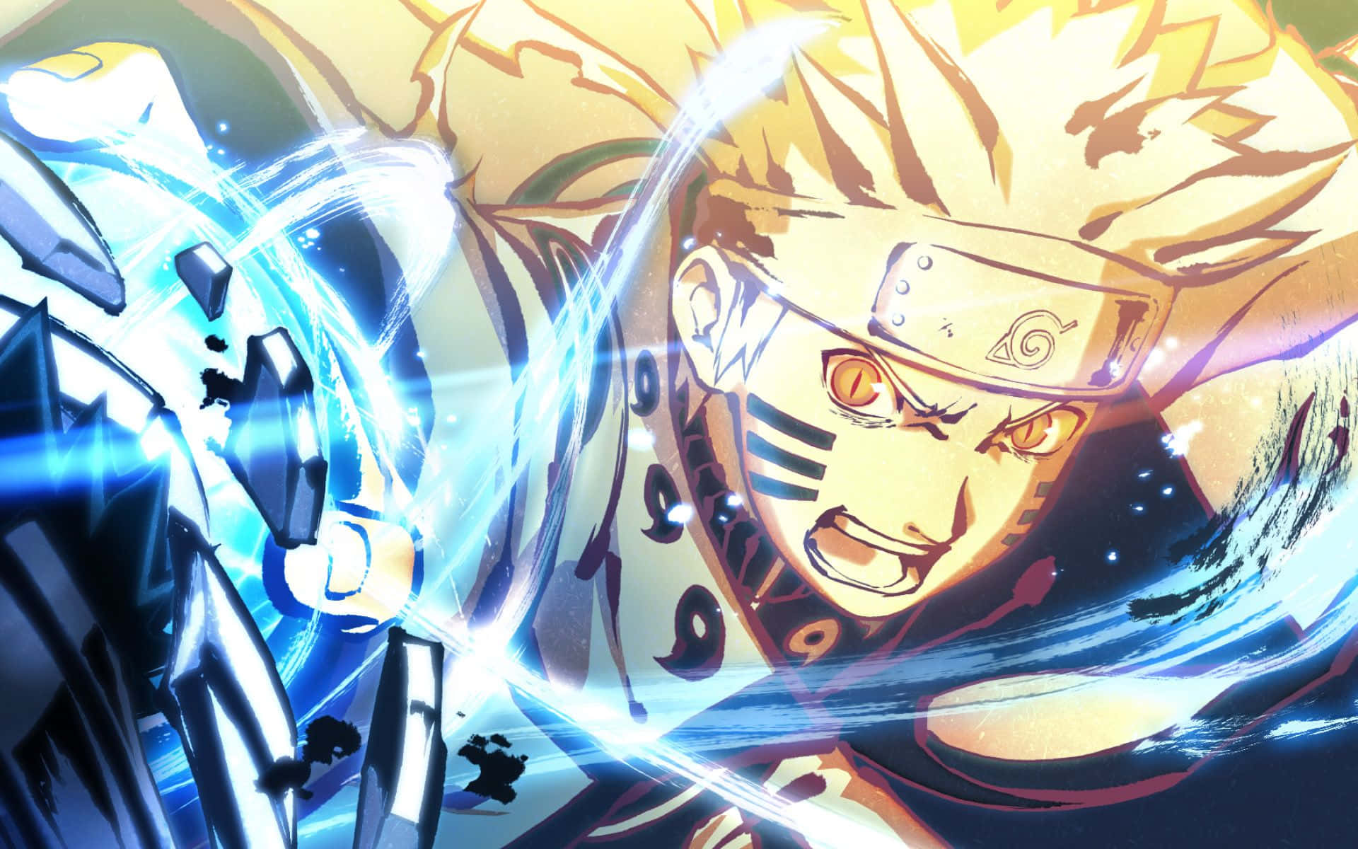 Unlock Your Inner Ninja With Naruto Neon Background