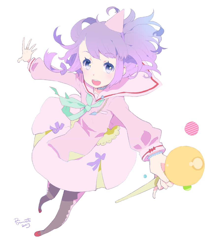 Unlock Your Inner Pastel Witch With This Enchanting Wallpaper! Background