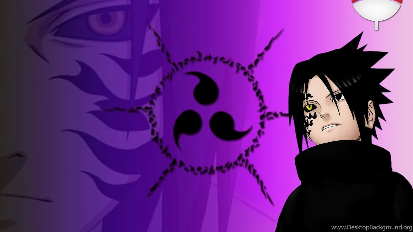 Unlock Your Inner Power With Purple Sasuke! Background