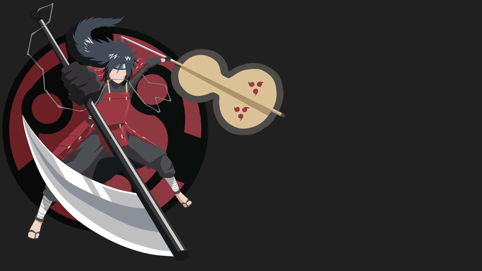 Unlock Your Inner Power With The Minimalist Sharingan. Background