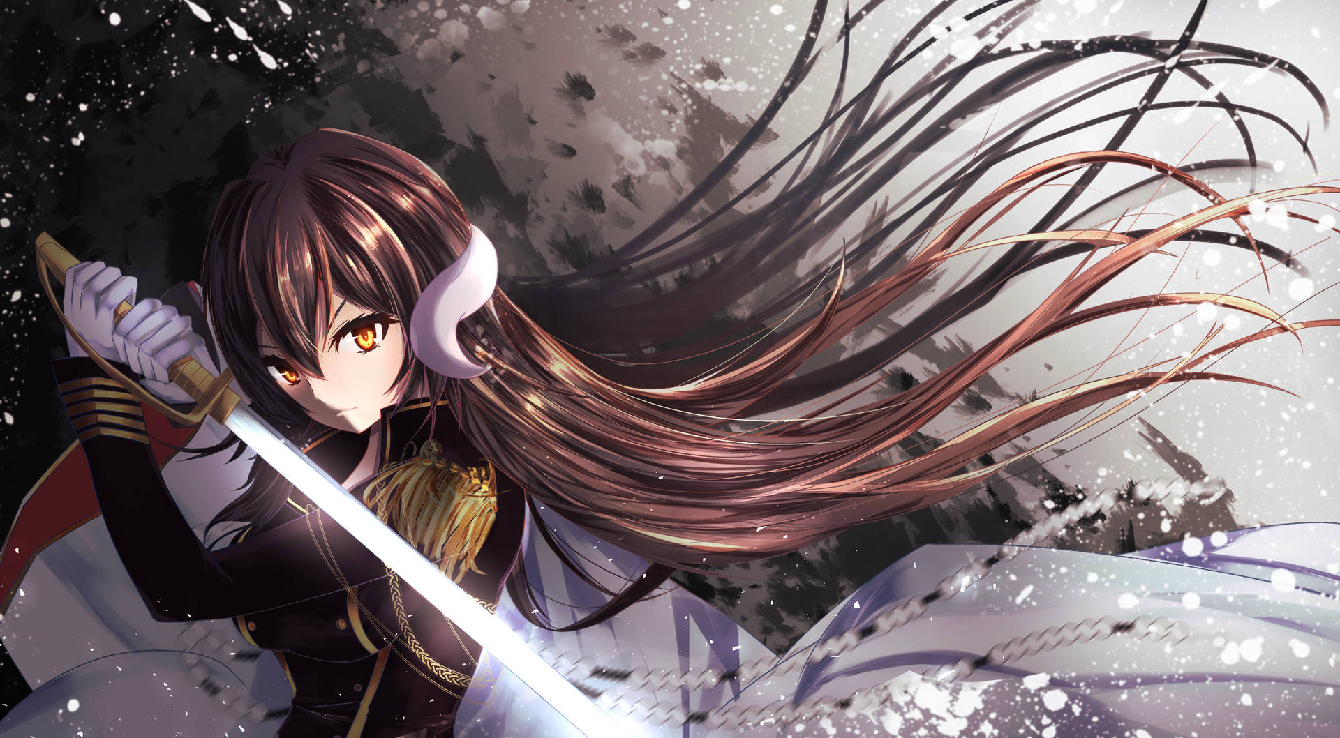 Unlock Your Power With Mikasa’s Sword Background