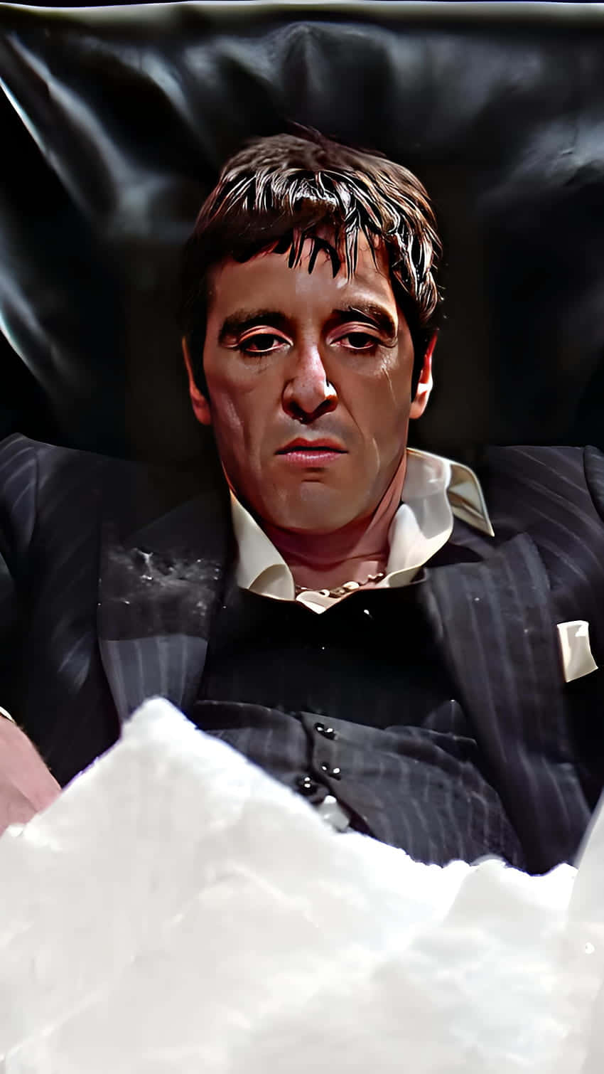 Unlock Your Power With The Iconic Scarface Iphone Background