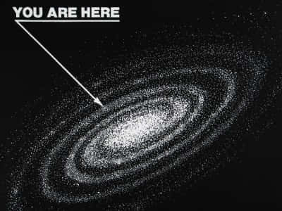 Unlocking The Secrets Of The Mysterious 'you Are Here' Galaxy Background