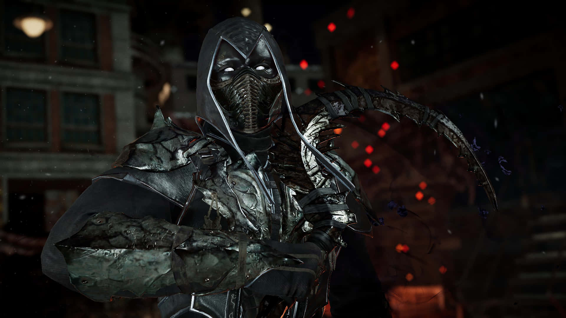 Unmasked And Ready For Battle, Noob Saibot Is A Formidable Fighter Background