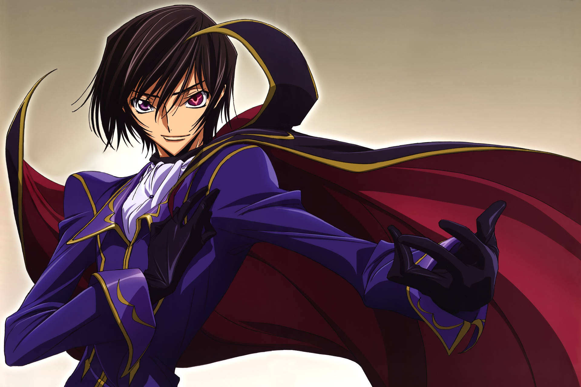 Unmasked Lelouch Lamperouge Zero Background