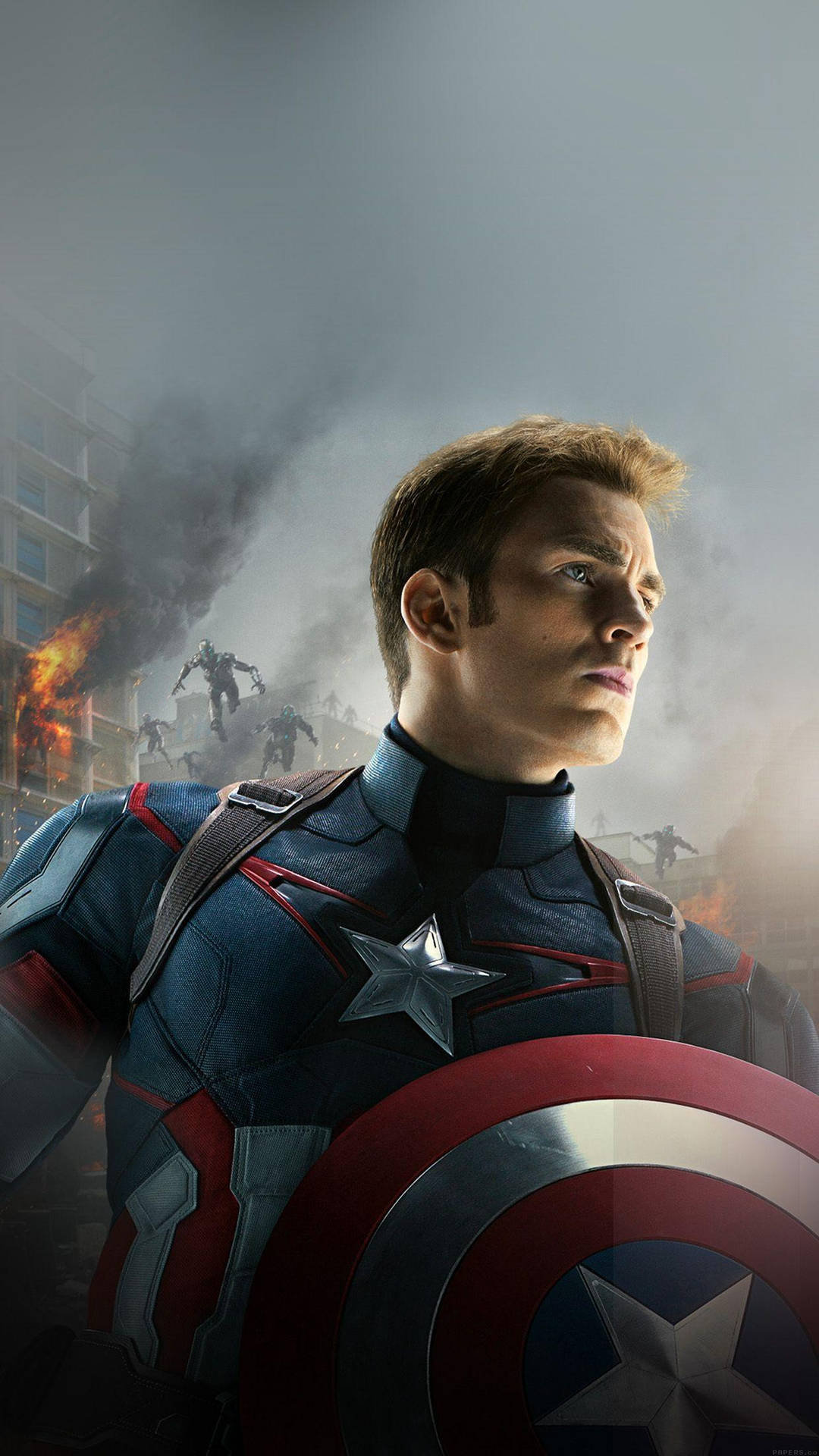 Unmasked Steve Captain America Iphone Background