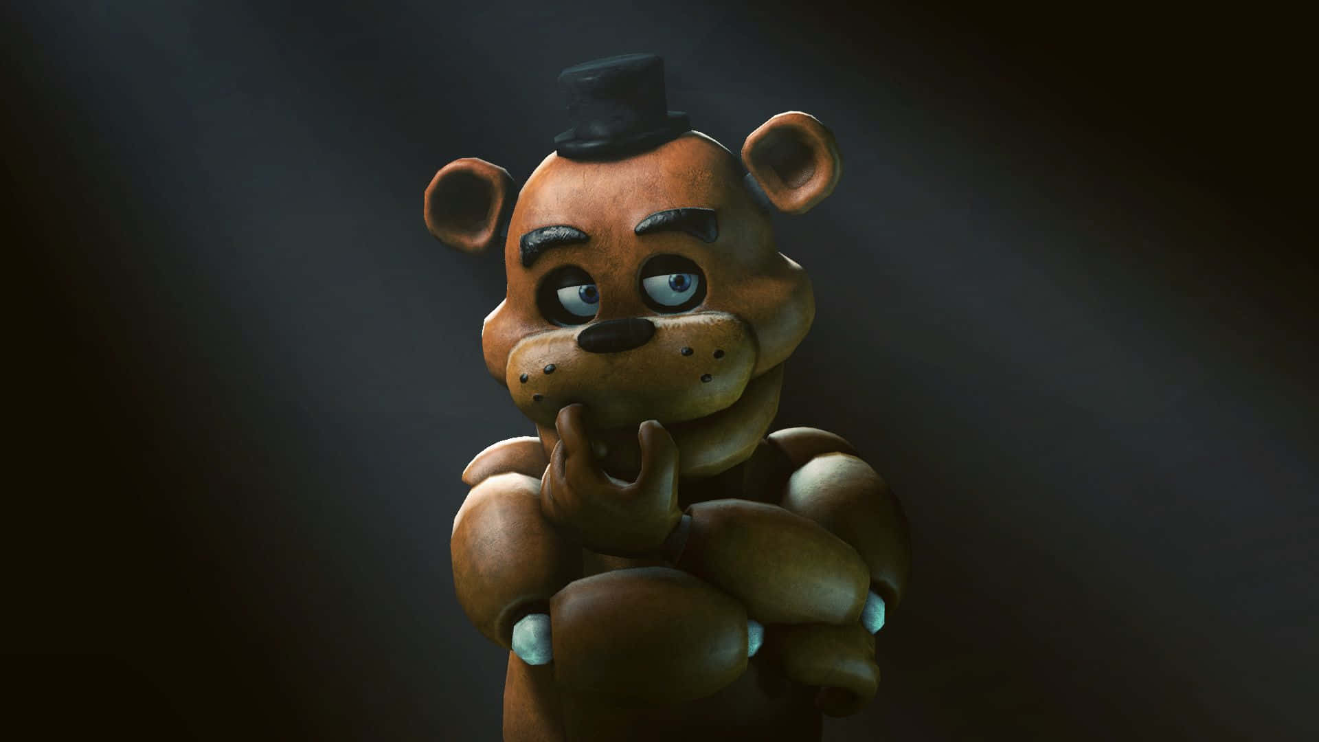 Unnerving Glance From Freddy Fazbear Background