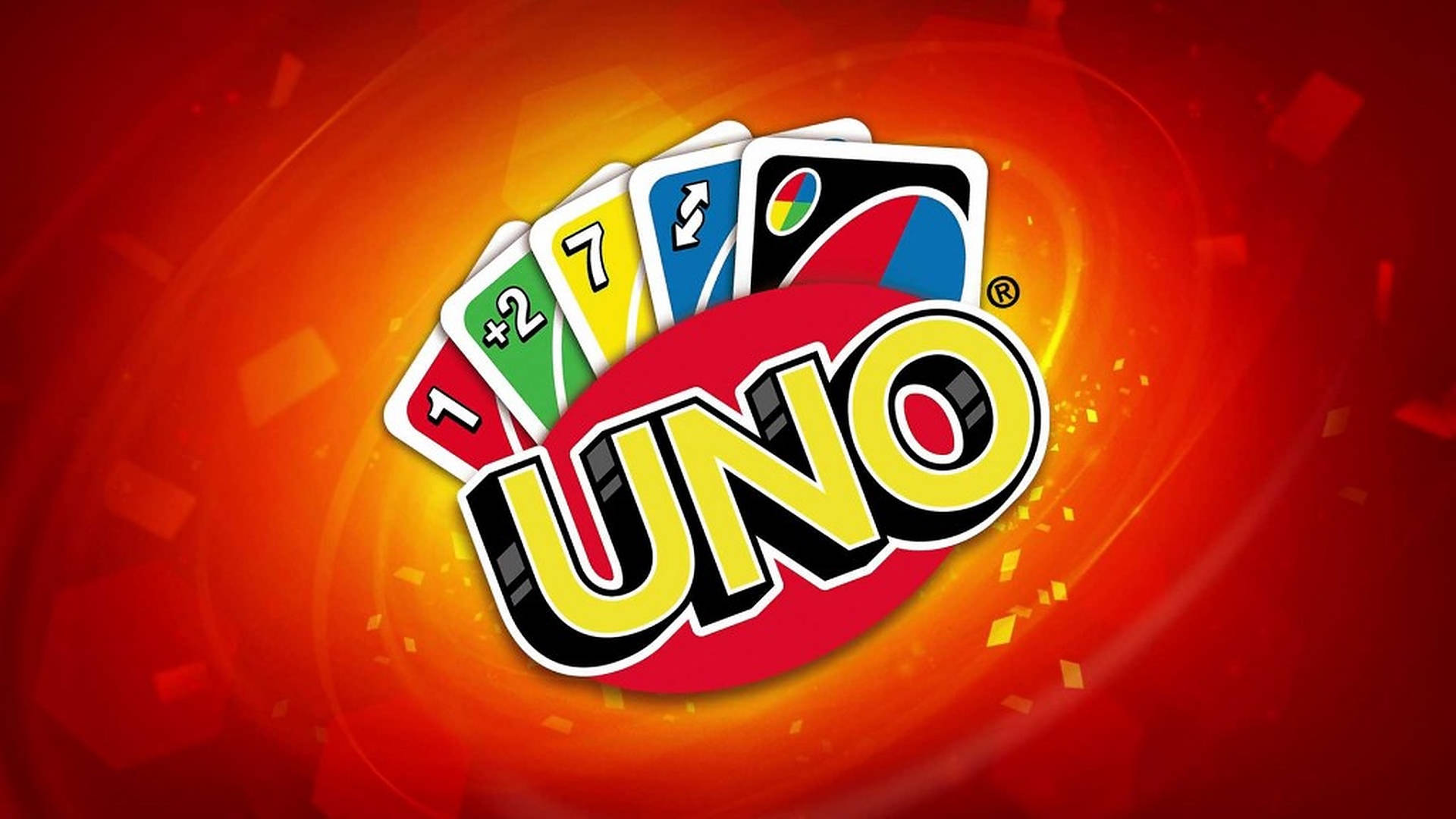 Uno Cards Red Art Background