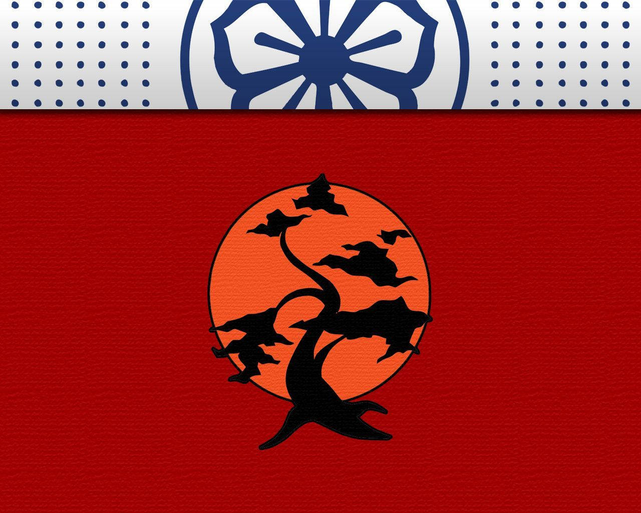 Unofficial Emblem Of Cobra Kai Background