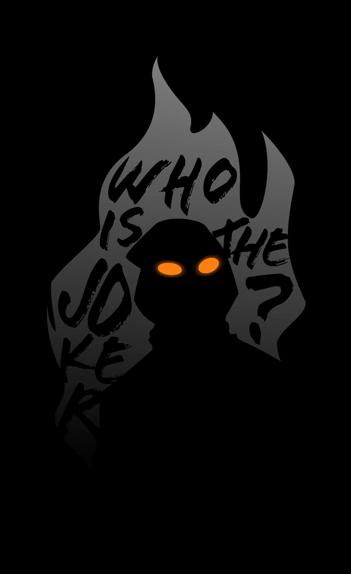 Unordinary Joker Silhouette Background