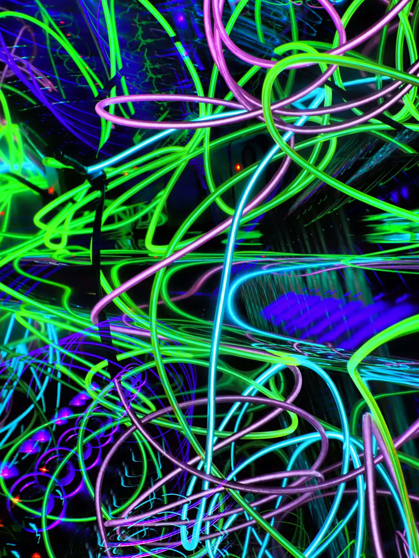 Unorthodox Colorful Lines Background