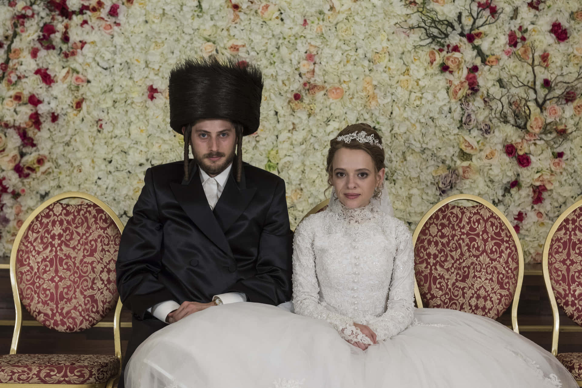 Unorthodox Couple Wedding Background