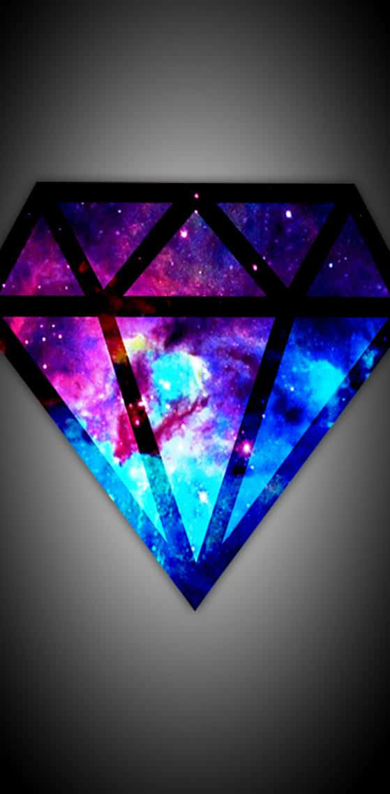 Unparalleled Luxury – Galaxy Diamond Background