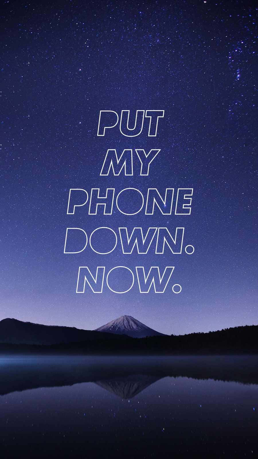 Unplug From Technology To Live Life To The Fullest Background